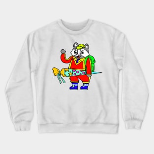 School start of school children school bag Crewneck Sweatshirt